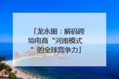 龙永图：解码跨境电商“河南模式”的全球竞争力