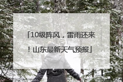 10级阵风，雷雨还来！山东最新天气预报