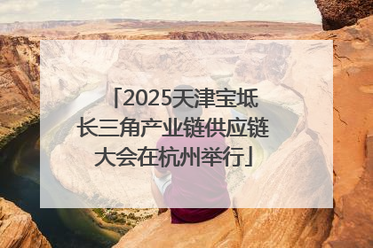 2025天津宝坻长三角产业链供应链大会在杭州举行