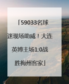59033名球迷现场助威！大连英博主场1:0战胜梅州客家