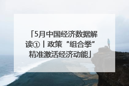 5月中国经济数据解读①丨政策“组合拳”精准激活经济动能