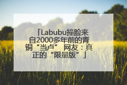 Labubu撞脸来自2000多年前的青铜“当卢” 网友：真正的“限量版”